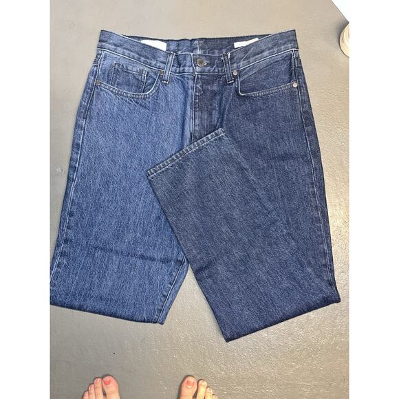 BLDWN Vintage Straight Jean Two Tone Blue Denim Size 29 Women's - Picture 3 of 8